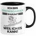 Snowboarder Geschenk Tasse Lustiger Spruch Ich Bin Snowboarder Warum Weil Ich Es Kann Geschenkidee Bester Snowboarder Geburtstag Kaffee-Becher Trendation