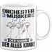 Orchestermusiker Tasse Geschenk für Orchestermusiker Der Mann Der Alles Kann Geschenkidee zum Geburtstag Weiß Trendation
