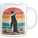 Retro Pinguin Tier Tasse Geschenk Lustige Geschenkidee Spruch Weiß Trendation