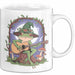Frosch Tier Spielt Banjo Tasse Geschenk Lustige Geschenkidee Spruch Weiß Trendation
