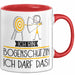Geschenk für Bogenschützin Tasse Lustige Geschenkidee Geburtstag Ich Bin Bogenschützin Ich Darf Das Rot Trendation