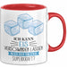 Eis-Liebhaber Tasse Geschenk Ich Kann Eis Verschwinden Lassen Was Ist Deine Superkraft Rot Trendation