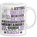 Mountainbike-Guide Geschenk Tasse Lustiger Spruch Erheben Sie Sich Der Mountainbike-Guide Betritt den Raum Weiß Trendation