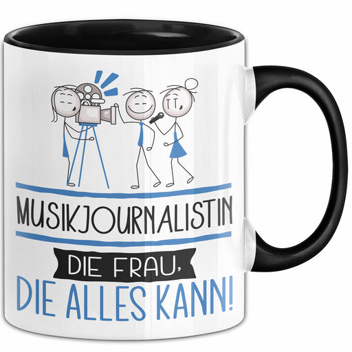 Musikjournalistin Geschenk Tasse Becher Die Frau Die Allen Kann Geschenkidee für eine Musikjournalistin Lustig Trendation