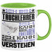 Tauchlehrer Geschenk Kaffee-Tasse Geschenkidee für Tauchlehrer Ich Bin Tauchlehrer Ich Kann Es Dir Erklären Jedoch Nicht Für Dich Verstehen Spruch Lustig Grün Trendation