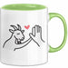 Ziegenbauer Ziegen Tier Tasse Geschenk Lustige Geschenkidee Spruch Grün Trendation