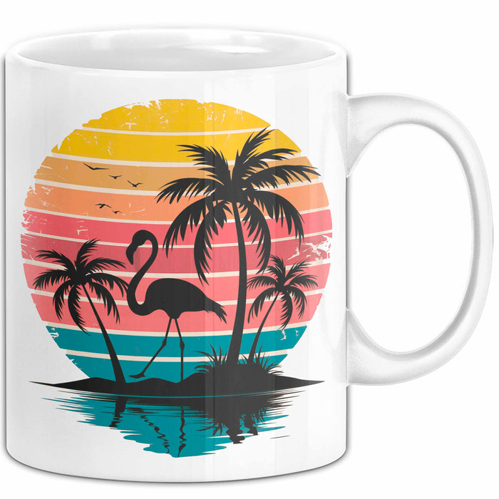 Flamingo Tier Tasse Geschenk Lustige Geschenkidee Spruch Weiß Trendation