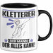 Kletterer Tasse Geschenk für Kletterer Der Mann Der Alles Kann Geschenkidee zum Geburtstag Schwarz Trendation