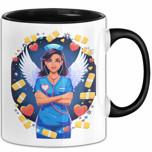 Krankenschwester Tasse Geschenk Lustige Geschenkidee Spruch Für Gesundheits Helden Trendation