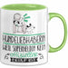 Hundeliebhaberin Geschenk Tasse Lustiger Spruch Hundeliebhaberin Weil Superheldin Kein Offizieller Beruf Ist Geschenkidee Grün Trendation