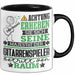 Gitarrenspieler Geschenk Tasse Lustiger Spruch Erheben Sie Sich Der Gitarrenspieler Betritt den Raum Schwarz Trendation