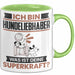 Hundeliebhaber Tasse Geschenk für Hundeliebhaber Geburtstag Lustiger Spruch Kaffee-Becher Was Ist Deine Superkraft Grün Trendation