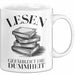 Bücherleser Bücher Lesen Tasse Geschenk Lustige Geschenkidee Spruch Lesen Gefährdet Die Dummheit Weiß Trendation