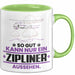 Zipliner Geschenk Tasse So Gut Kann Nur Ein Zipliner Aussehen Geschenkidee Kaffee-Becher Grün Trendation