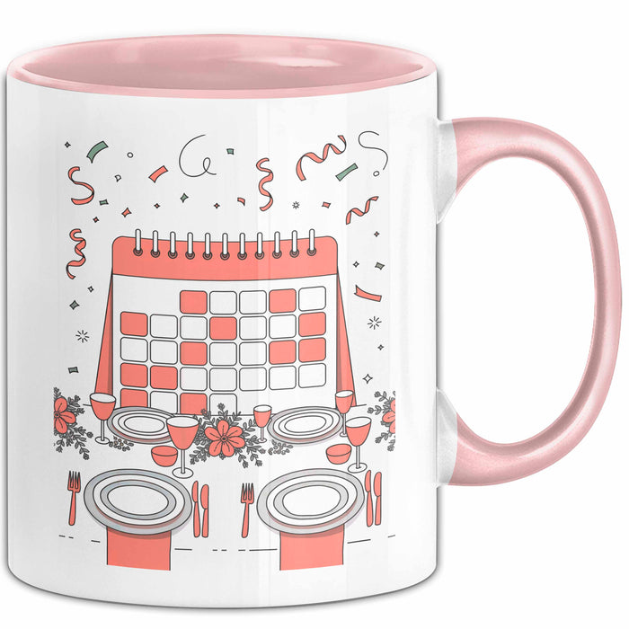 Event Planer Tasse Geschenk Lustige Geschenkidee Spruch Für Party Profis Rosa Trendation