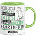 Gärtnerin Geschenk Becher Tasse Gott Schuf Alle Menschen Gleich Nur Die Besten Durfeten Gärtnerin Werden Geschenkidee Lustig Grün Trendation