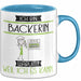 Bäckerin Tasse Geschenk Ich Bin Bäckerin Warum Weil Ich Es Kann Geschenkidee Geburtstag Blau Trendation