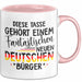 Deutschland Deutscher Bürger Tasse Becher Geschenk Lustige Geschenkidee Spruch Diese Tasse Gehört Einem Fantastischen Neuen Deutschen Burger Rosa Trendation