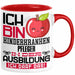 Kinderkrankenpfleger Ausbildung Tasse Geschenk Ich Bin Kinderkrankenpfleger In Der Ausbildung Ich Darf Das Geschenkidee Spruch Rot Trendation