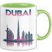 Dubai VAE Tasse Geschenk Lustige Geschenkidee Spruch Grün Trendation