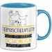 Tierphysiotherapeutin Weil Es Keinen Schöneren Beruf Gibt Tasse Geschenk für Eine Tierphysiotherapeutin Lustig Blau Trendation