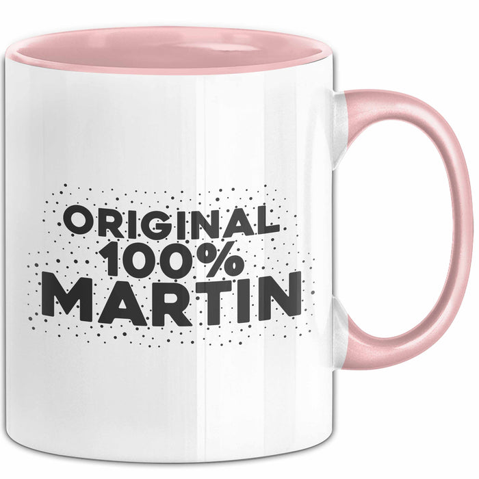 Martin Tasse Original 100% Martin Geschenk Rosa Trendation