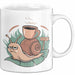 Morgenhasser Tasse Geschenkidee für Muffel Weiß Trendation