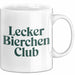 Bierclub Bierliebhaber Tasse Geschenk Lustige Geschenkidee Spruch Lecker Bierchen Club Palma Clothing Weiß Trendation