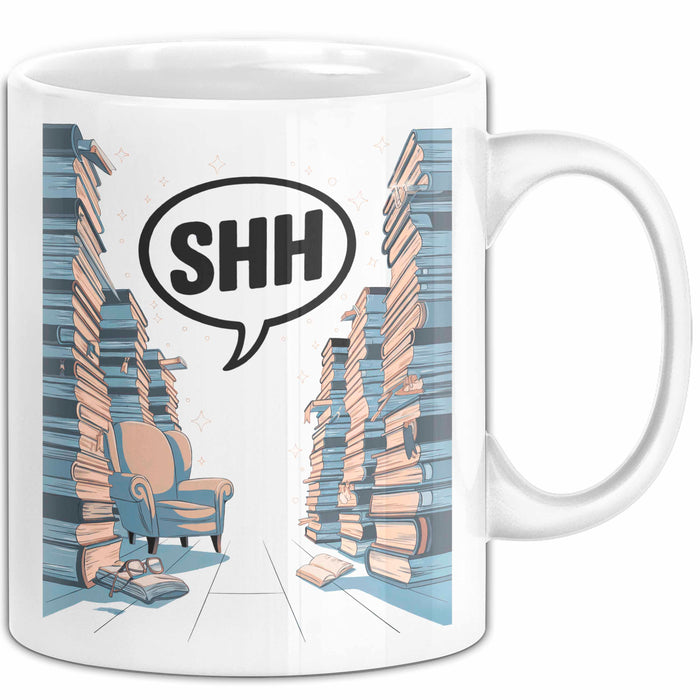 Bibliothekar Tasse Geschenk Lustige Geschenkidee Spruch Für Buch Hüter Weiß Trendation