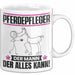 Pferdepfleger Tasse Geschenk für Pferdepfleger Der Mann Der Alles Kann Geschenkidee zum Geburtstag Weiß Trendation