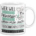 Tierheimmitarbeiterin Tasse Geschenk Spruch Wer Will Schon Prinzessin Sein Wenn Man Auch Tierheimmitarbeiterin Sein Kann Weiß Trendation