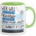 Schwimmsportlerin Tasse Geschenk Spruch Wer Will Schon Prinzessin Sein Wenn Man Auch Schwimmsportlerin Sein Kann Grün Trendation