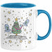 Weihnachten Tasse Geschenk Alien Weihnachtsbaum Geschenkidee Alien-Fans Geschenke Jungs Männer Grafik Blau Trendation