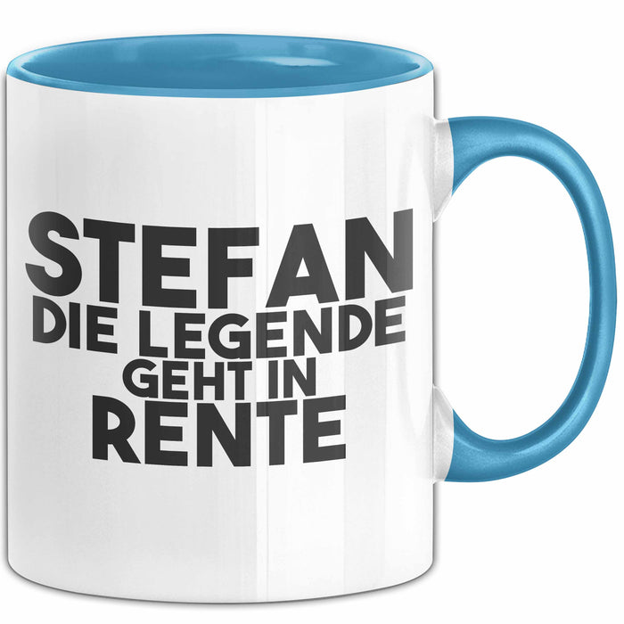 Stefan Tasse Stefan – Die Legende Geht In Rente Geschenk