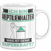 Reptilienhalter Tasse Geschenk für Reptilienhalter Geburtstag Lustiger Spruch Kaffee-Becher Was Ist Deine Superkraft Weiß Trendation
