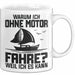 Segelboot Tasse Geschenk Segler Warum Ich Ohne Motor Fahre Weil Ich Es Kann Weiß Trendation