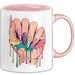 Nageltechniker Tasse Geschenkidee für Mani Profi Rosa Trendation