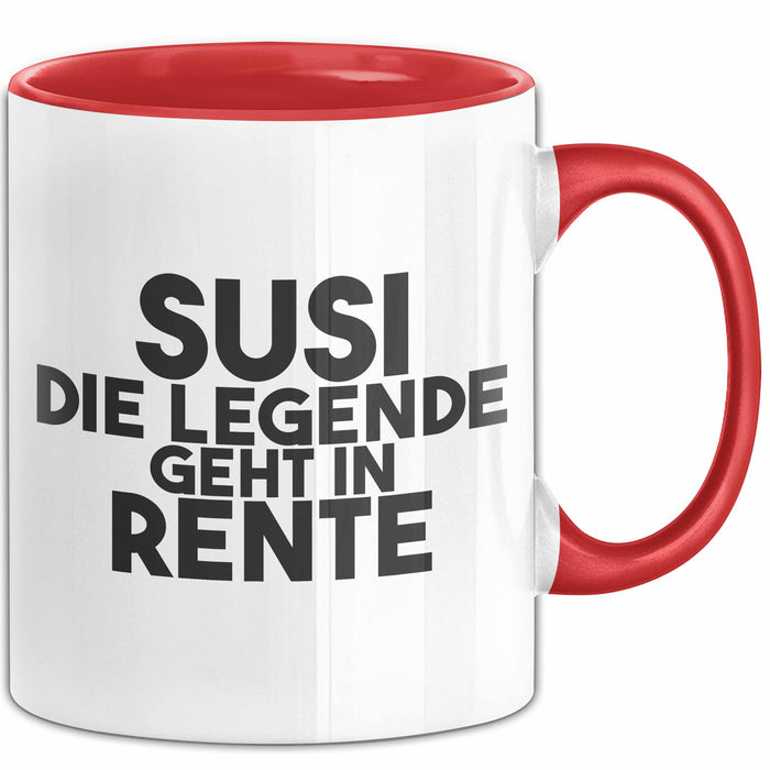 Susi Tasse Susi – Die Legende Geht In Rente Geschenk