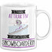 Snowboarderin Tasse Geschenk Becher Stark Attraktiv Furchtlos Snowboarderin Lustige Geschenkidee Weiß Trendation