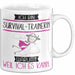 Survival-Trainerin Tasse Geschenk Ich Bin Survival-Trainerin Warum Weil Ich Es Kann Geschenkidee Geburtstag Weiß Trendation