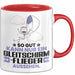 Gleitschirmflieger Geschenk Tasse So Gut Kann Nur Ein Gleitschirmflieger Aussehen Geschenkidee Kaffee-Becher Rot Trendation