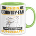 Country-Fan Tasse Geschenk für Country-Fan Geburtstag Lustiger Spruch Kaffee-Becher Was Ist Deine Superkraft Grün Trendation