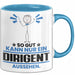 Dirigent Geschenk Tasse So Gut Kann Nur Ein Dirigent Aussehen Geschenkidee Kaffee-Becher Blau Trendation