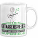 Gitarrenspieler Geschenk Tasse Ich Bin Gitarrenspieler Aber Sag Doch Einfach Superheld Lustige Geschenkdiee für Gitarrenspieler Kaffee-Becher Weiß Trendation