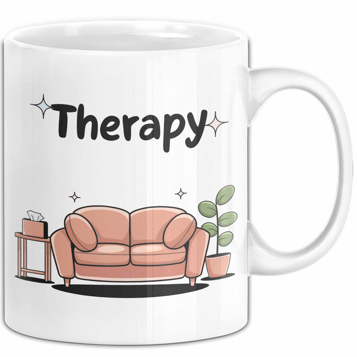 Therapeut Tasse Geschenk Lustige Geschenkidee Spruch Für Mentale Gesundheit Befürworter Weiß Trendation