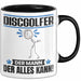 Discgolfer Tasse Geschenk für Discgolfer Der Mann Der Alles Kann Geschenkidee zum Geburtstag Schwarz Trendation