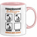 Bulldoggen Hören Aufs Wort Tasse Geschenk Bulldoggen Besitzer Mama Becher Rosa Trendation