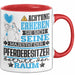 Pferdebesitzer Geschenk Tasse Lustiger Spruch Erheben Sie Sich Der Pferdebesitzer Betritt den Raum Rot Trendation