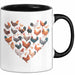 Huhn Tier Bauer Tasse Becher Geschenk Lustige Geschenkidee Spruch Hühnerherz Trendation