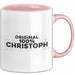 Christoph Tasse Original 100% Christoph Geschenk Rosa Trendation